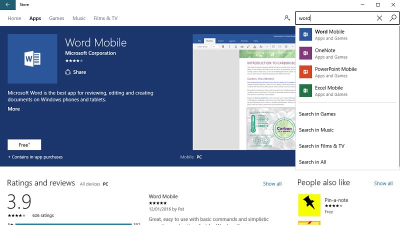 microsoft word free download for windows 10